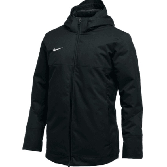 Nike Men's Black Team Down Fill Parka Jacket youth size XXS - Picture 1 of 6